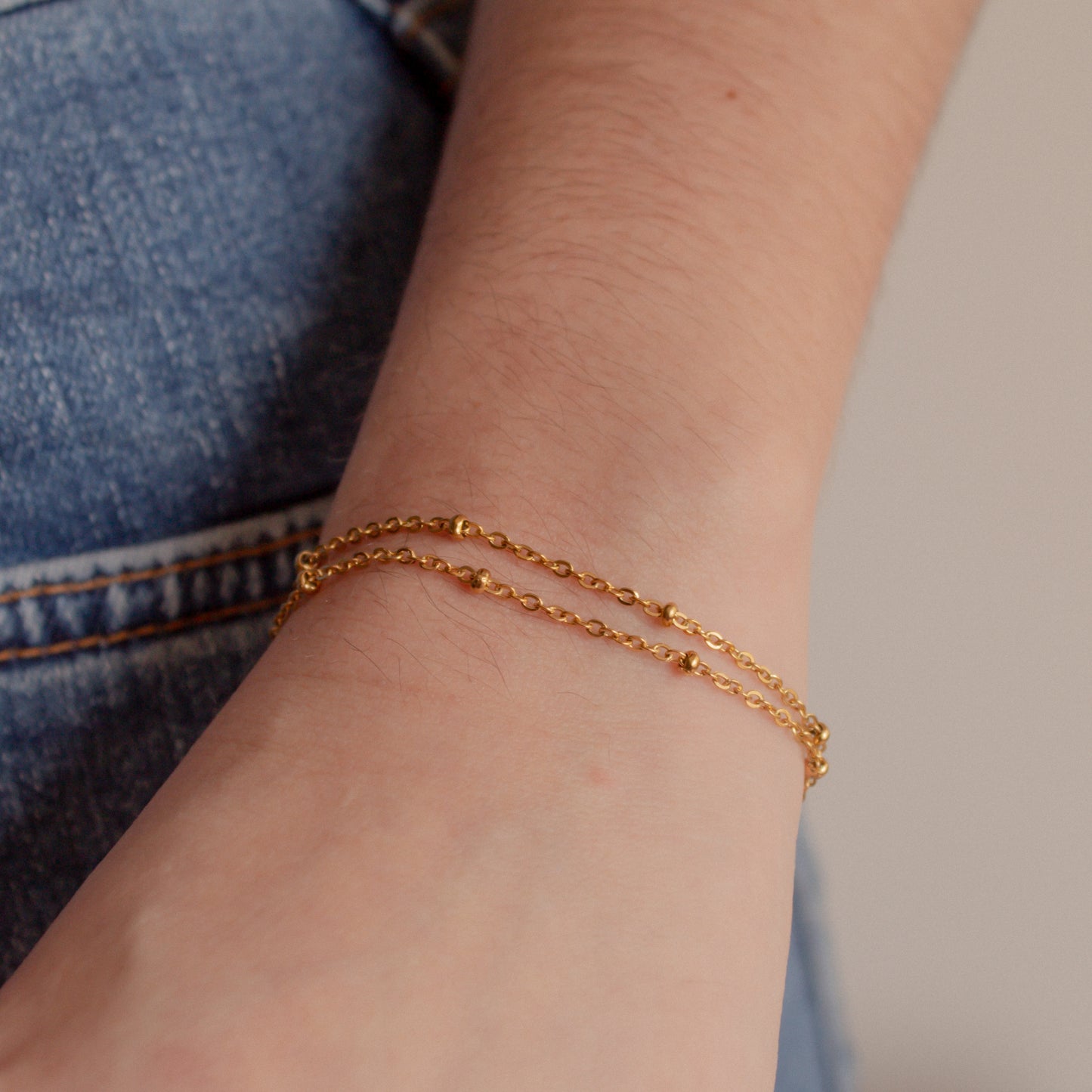 PULSERA BALINES DORADA