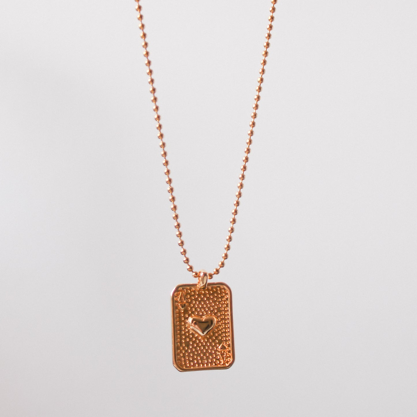 CADENA PLACA DE CORAZÓN